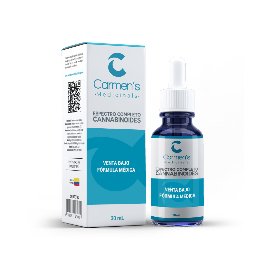 SOLUCIÓN ORAL ESPECTRO COMPLETO CANNABINOIDES 5%CBD - 0,19%THC PRESENTACIÓN 30ML